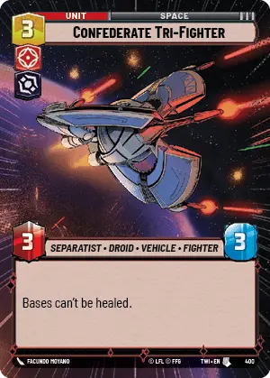 Confederate Tri-Fighter card image.