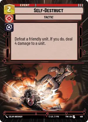 Self-Destruct card image.