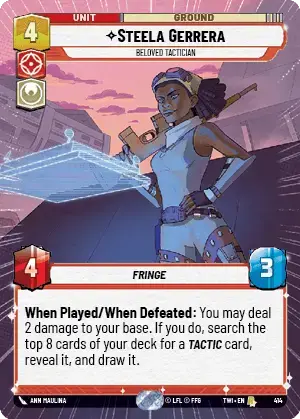 Steela Gerrera card image.