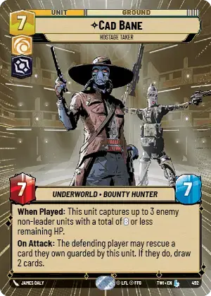 Cad Bane card image.