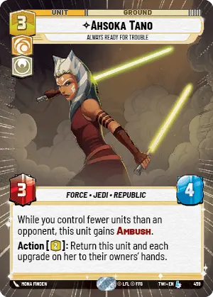 Ahsoka Tano card image.