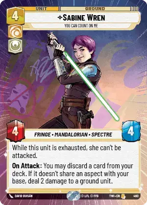 Sabine Wren card image.