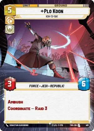 Plo Koon card image.