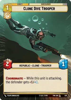 Clone Dive Trooper card image.