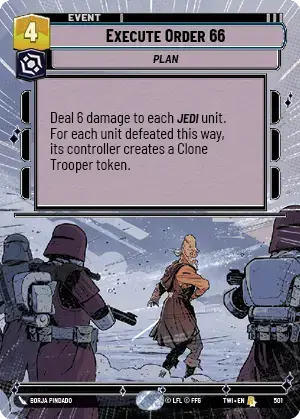 Execute Order 66 card image.