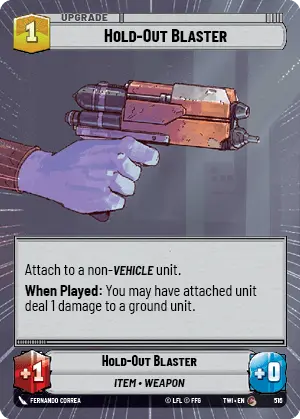 Hold-Out Blaster card image.