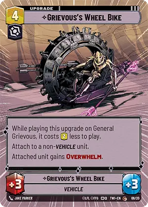 Grievous's Wheel BIke card image.