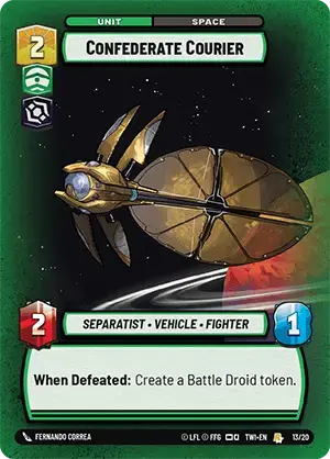 Confederate Courier card image.