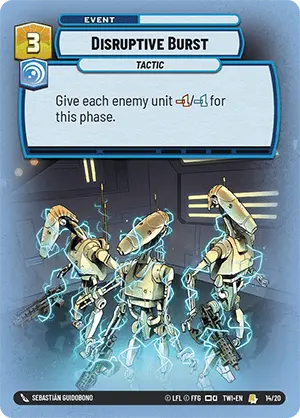 Disruptive Burst card image.