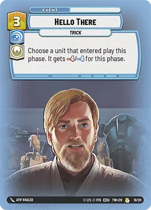 Hello There card image.