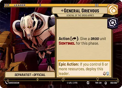 General Grievous card image.